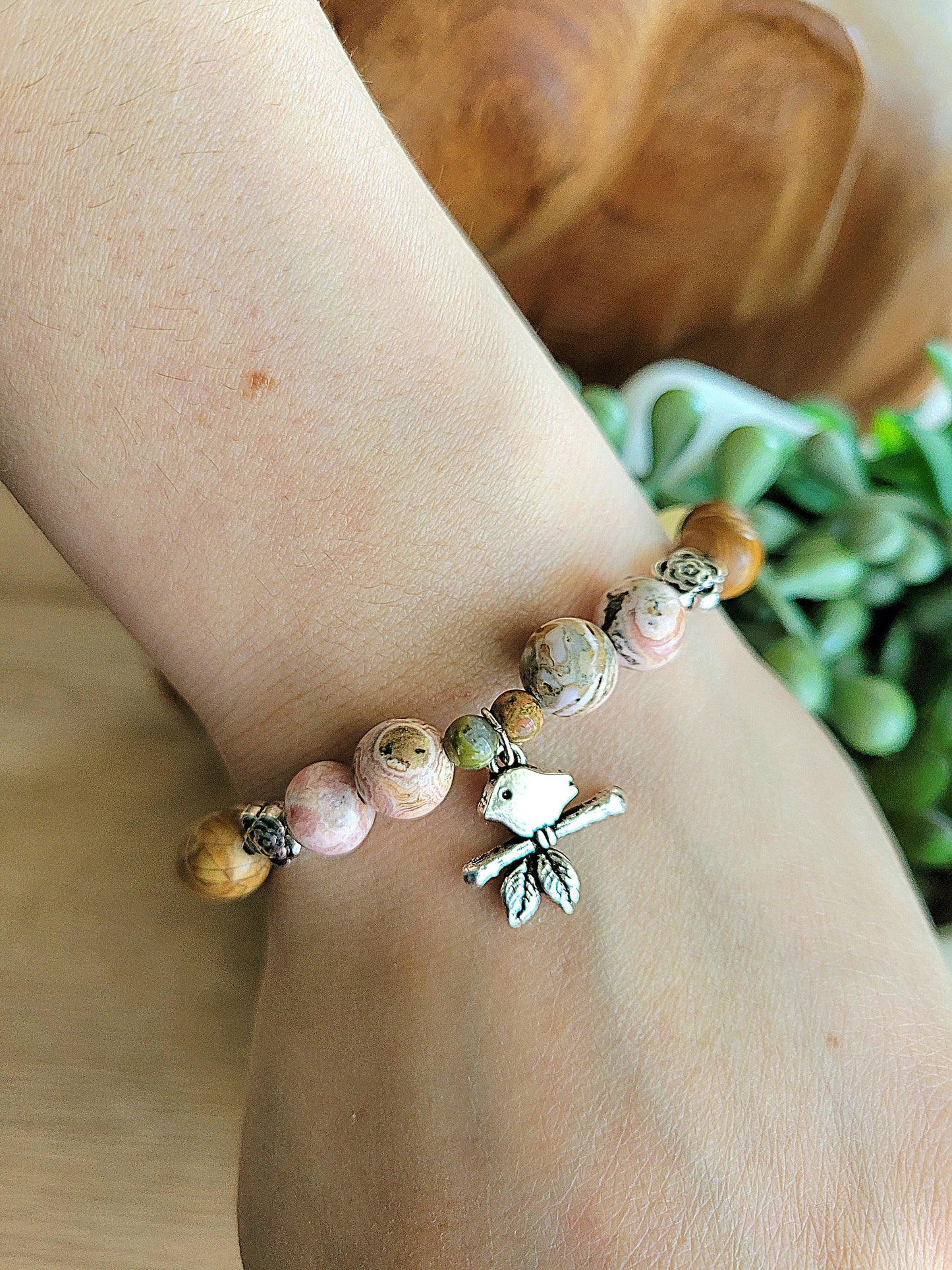 SINGING BIRD bracelet (4 stones)