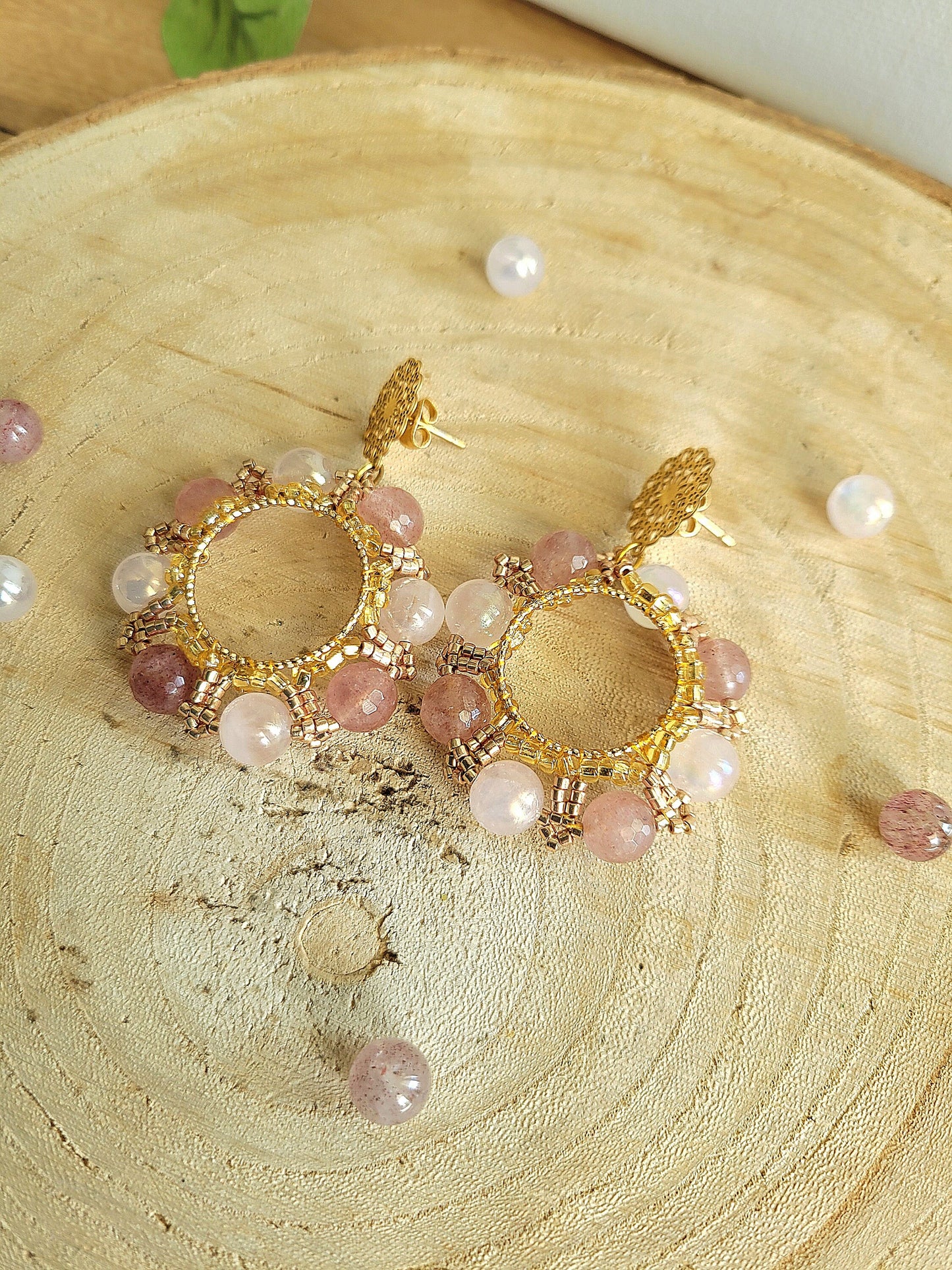 LUMINOSA earrings (quartz)