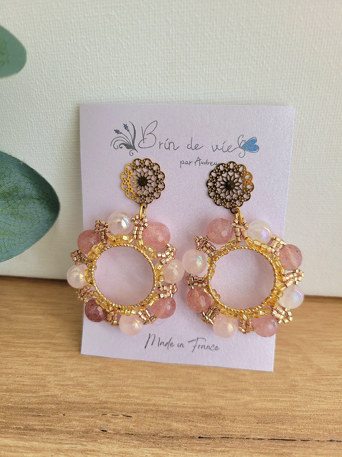 LUMINOSA earrings (quartz)