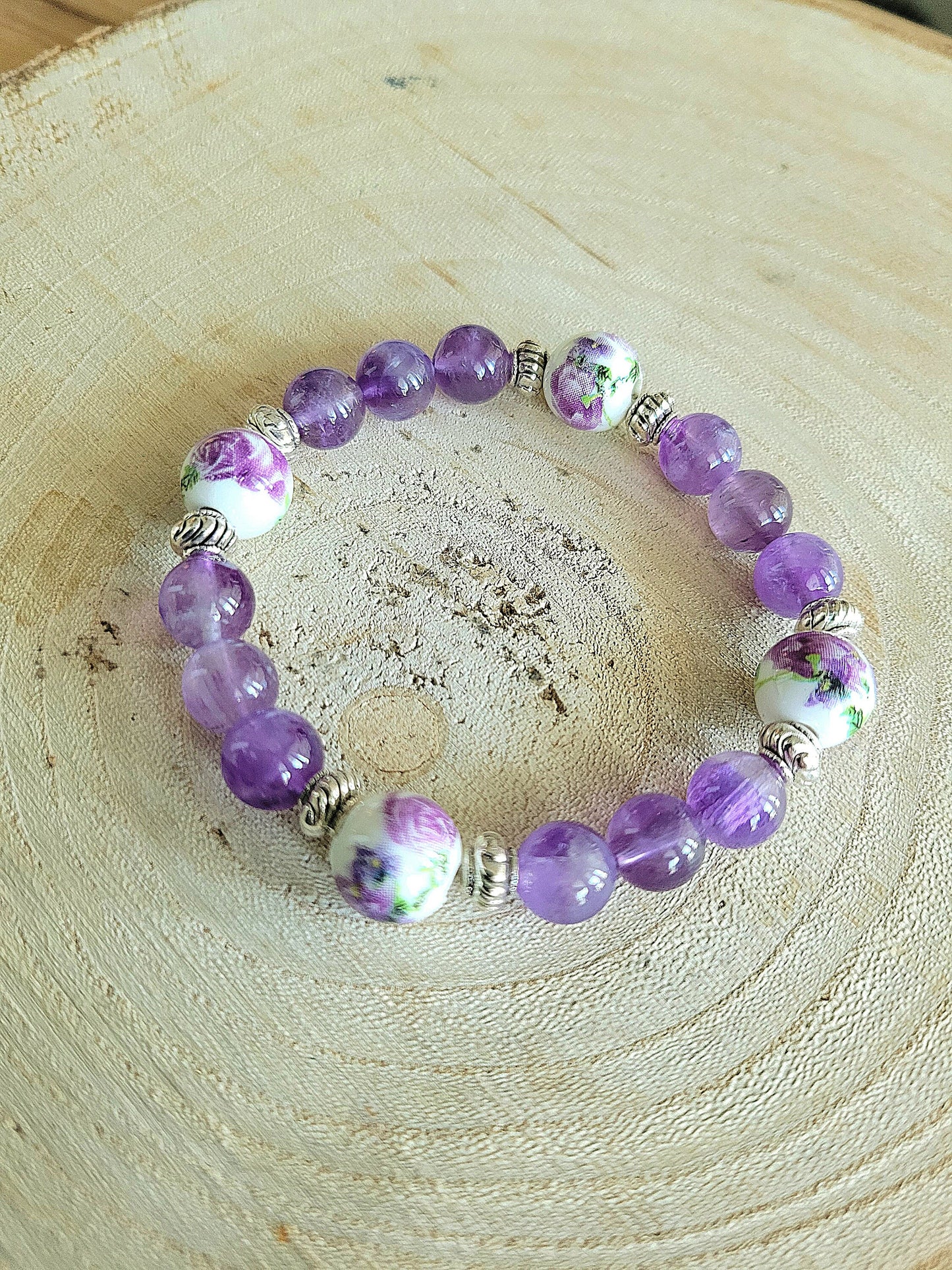 PORCELAIN Bracelet (Amethyst)