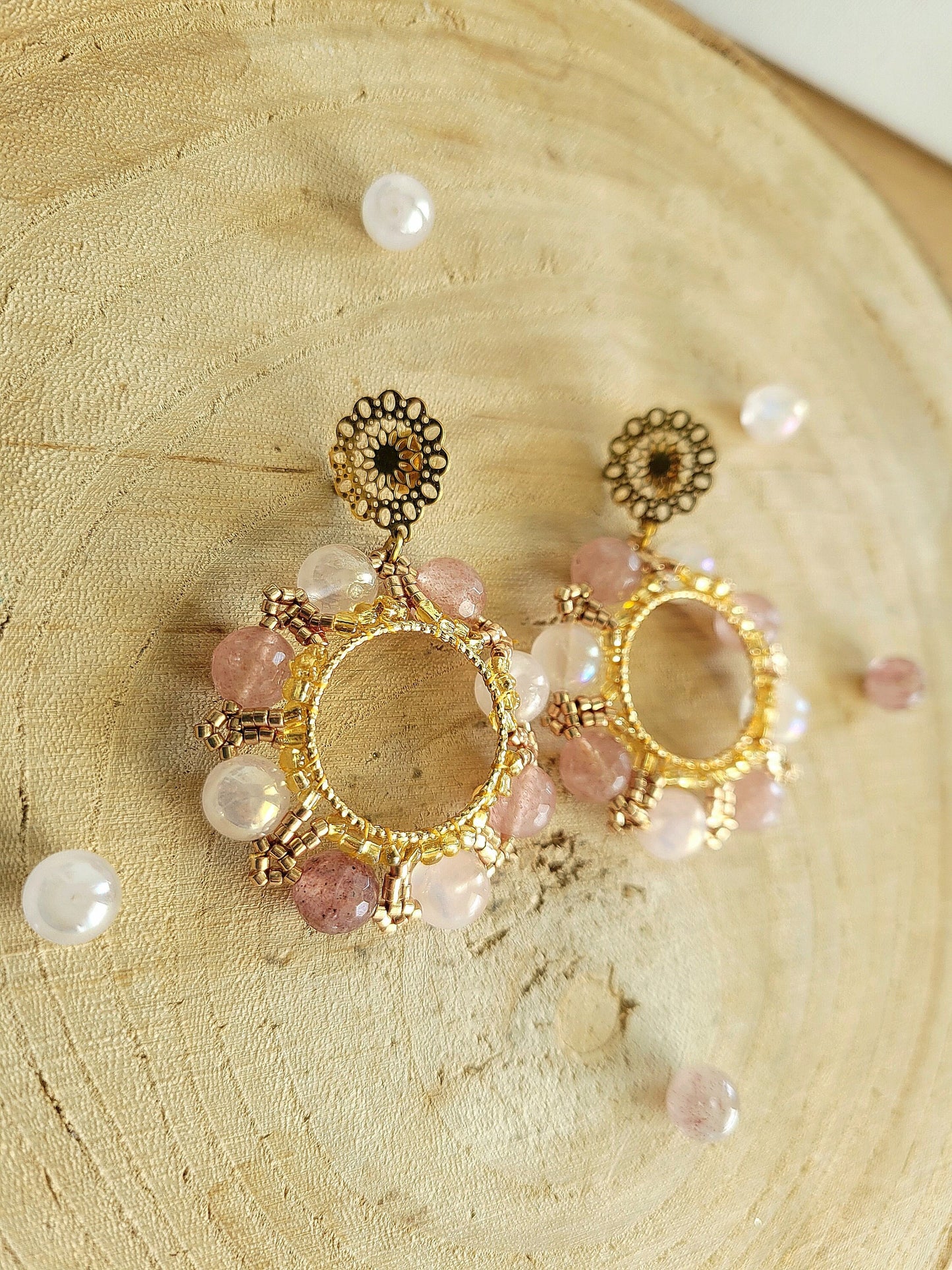 LUMINOSA earrings (quartz)