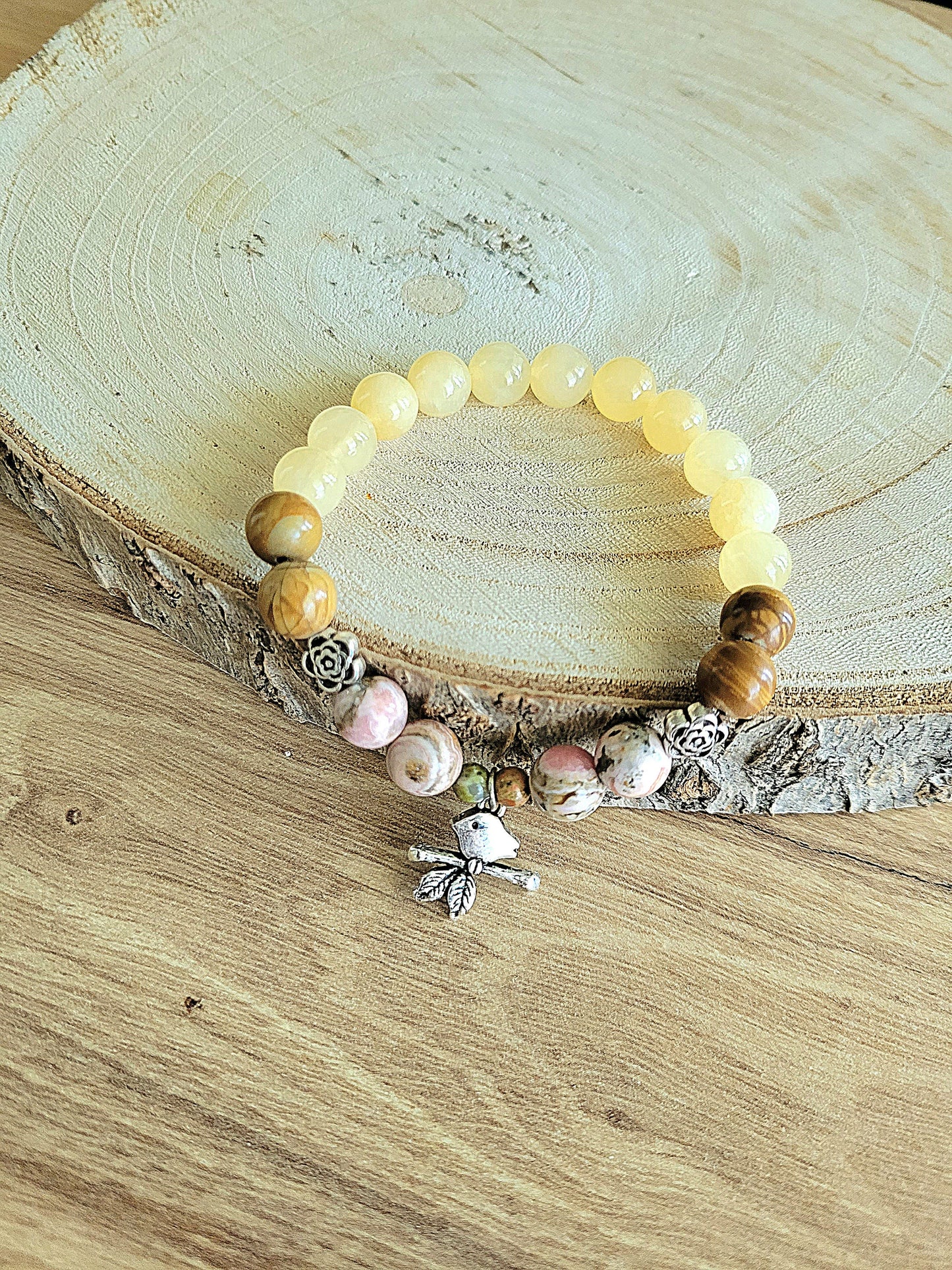 SINGING BIRD bracelet (4 stones)