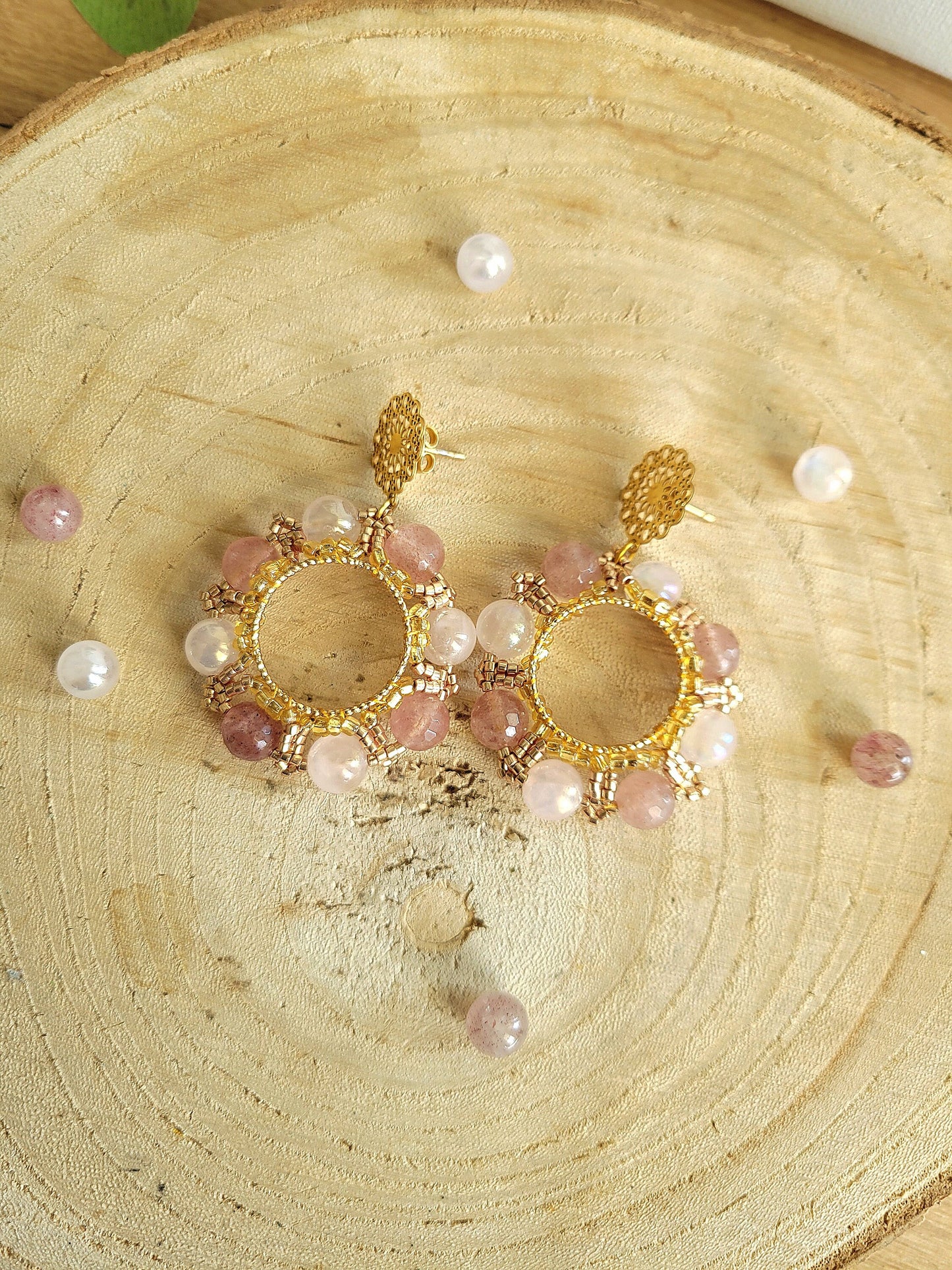 LUMINOSA earrings (quartz)