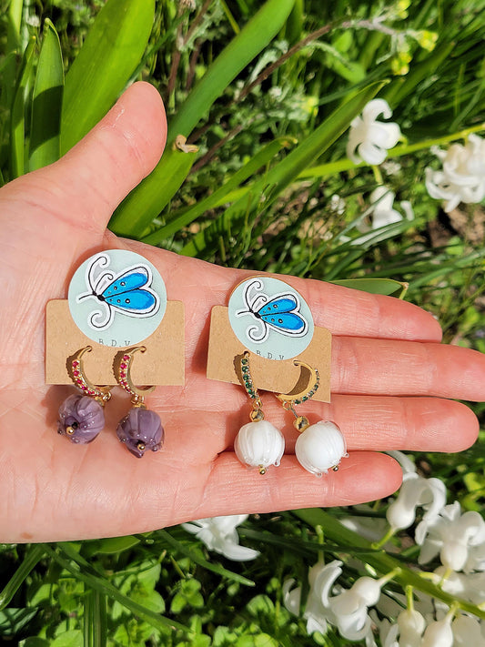 Flower Bud Earrings
